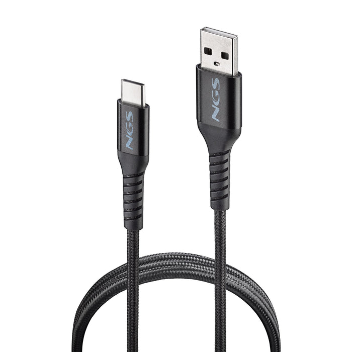 EAN 8435430626865 - NGS KNOT-AC cable USB USB 2.0 2 m USB A USB C Negro imagen 1