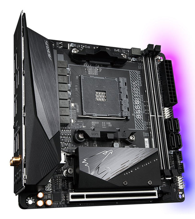 EAN 4719331809508 - GIGABYTE B550I AORUS PRO AX placa base AMD B550 Zócalo AM4 mini ITX imagen 3