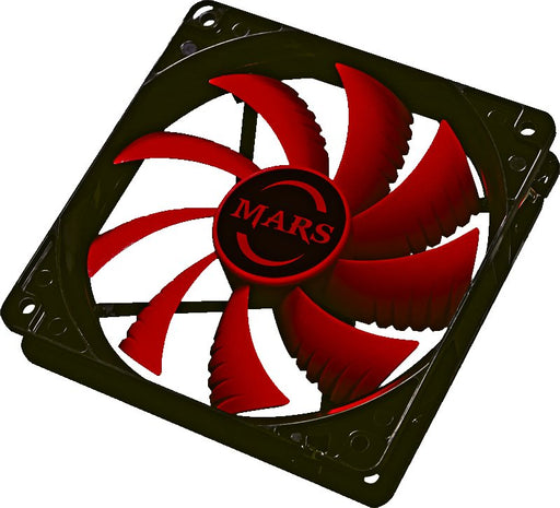 EAN 4713105963021 - Mars Gaming MF12 sistema de refrigeración para ordenador Carcasa del ordenador Ventilador 12 cm Negro, Ro imagen 1