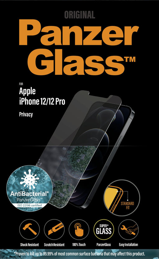 EAN 5711724127083 - PanzerGlass ® Privacy Screen Protector iPhone 12 | 12 Pro | Standard Fit Protector de pantalla Apple 1 pi imagen 2