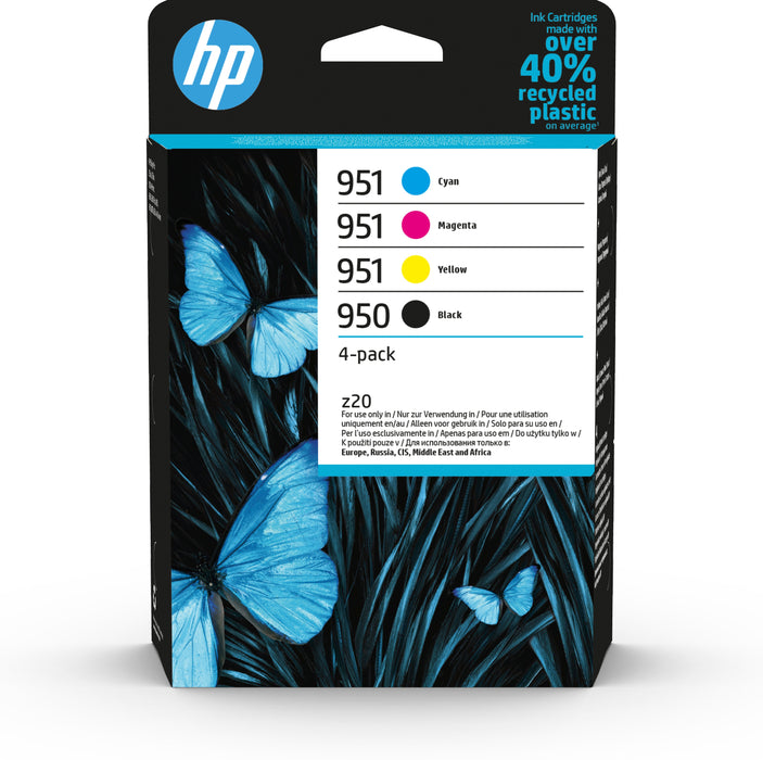 EAN 0195122139902 - HP 951 4-Pack CMY(3)/950 Black Original Ink Cartridge Combo cartucho de tinta 4 pieza(s) Rendimiento está imagen 1