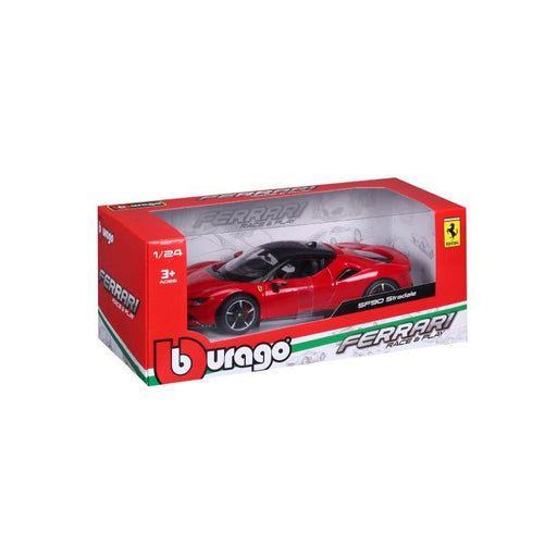 EAN 4893993260287 - BBURAGO Ferrari SF90 Stradale Modelo a escala de coche superdeportivo Previamente montado 1:24 imagen 2