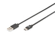 EAN 4016032368755 - Digitus AK-300136-018-S cable USB USB 2.0 1,8 m USB C USB A Negro imagen 1
