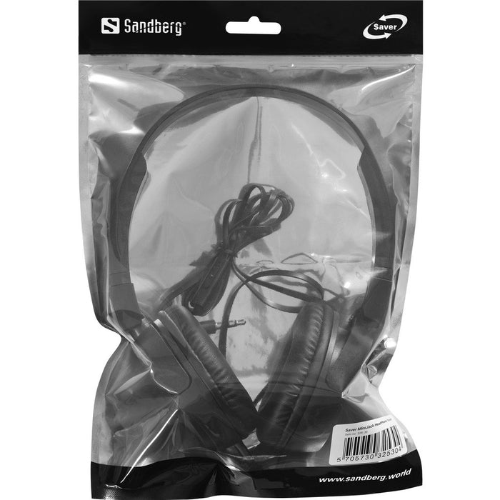 EAN 5705730325304 - Sandberg Saver MiniJack HeadPhoneTravel Auriculares Alámbrico Diadema Viajes Negro imagen 5