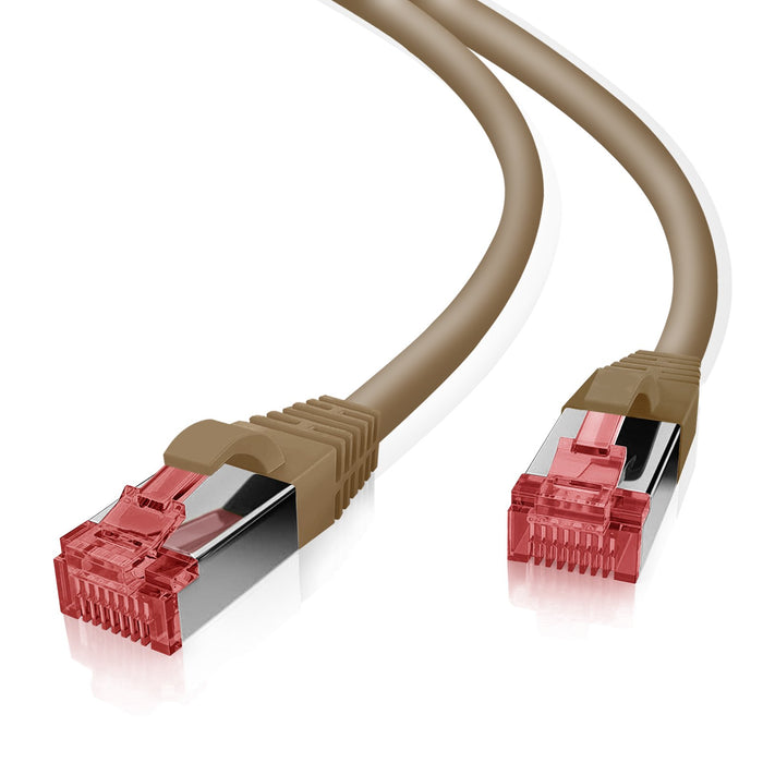 EAN 4005938910663 - Helos 191066 cable de red Marrón 20 m Cat6 S/FTP (S-STP) imagen 1