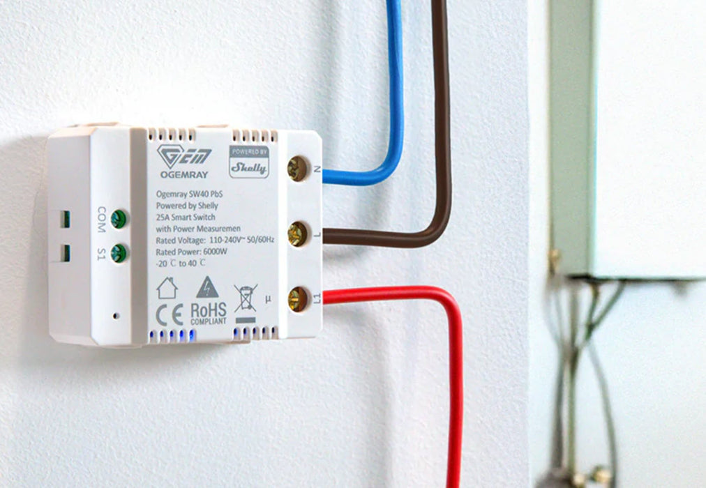 EAN 3800238070885 - Shelly SHELLY_PBS_SW40 alimentación del relé Blanco imagen 5