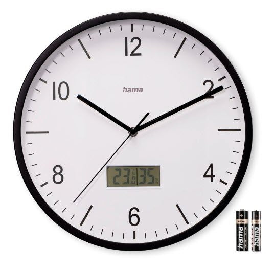EAN 4047443523419 - Hama Lanzarote Reloj radiocontrolado Círculo Negro imagen 4