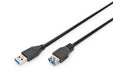 EAN 4016032283362 - Digitus AK-300203-030-S cable USB USB 3.2 Gen 1 (3.1 Gen 1) 3 m USB A Negro imagen 1