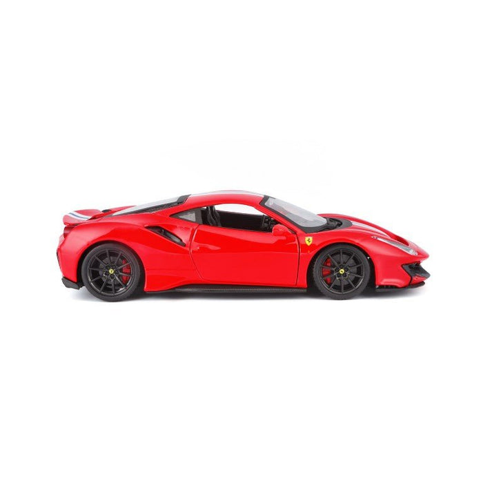 EAN 4893993260263 - BBURAGO Ferrari 488 Pista Modelo a escala de coche superdeportivo Previamente montado 1:24 imagen 8