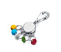 EAN 4024023113376 - TROIKA Patent Colour Llavero mosquetón Multicolor, Plata imagen 1