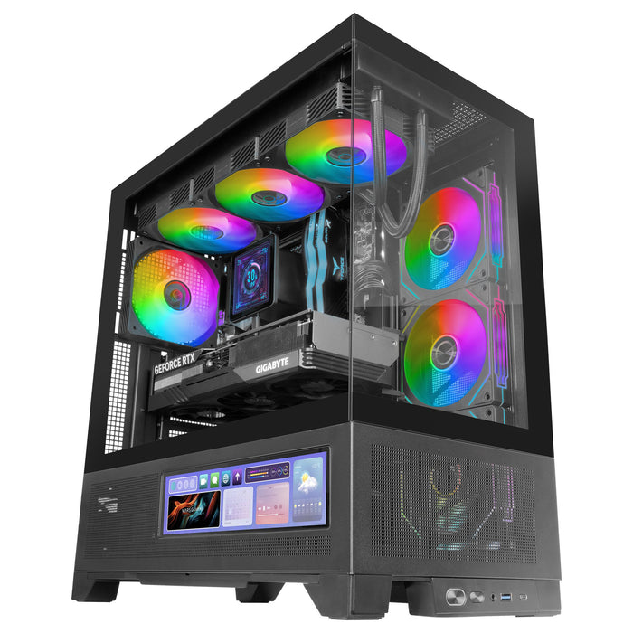 EAN 8435693112556 - Mars Gaming MCLCDX carcasa de ordenador Midi Tower Negro imagen 3