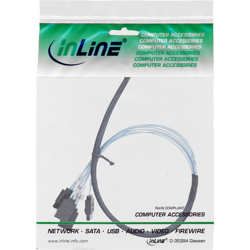 EAN 4043718288649 - InLine 27646A cable Serial Attached SCSI (SAS) 0,5 m 12 Gbit/s Negro imagen 2