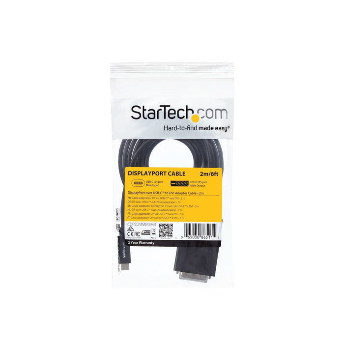 EAN 0065030865111 - StarTech.com CDP2DVIMM2MB adaptador de cable de vídeo USB Tipo C DVI-D imagen 8