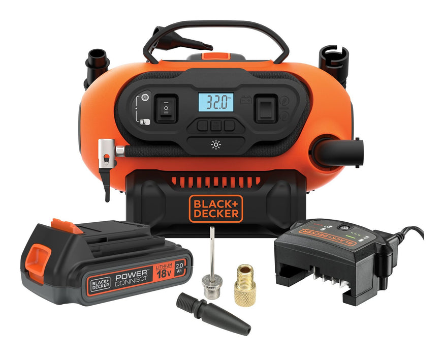 EAN 5035048661628 - Black & Decker BDCINF18N-QS compresor de aire 160 l/min Bomba de aire/conexión a la toma del encendedor imagen 3
