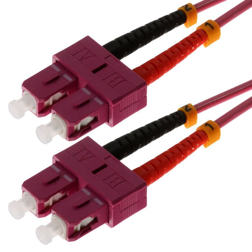 EAN 4005938158188 - Helos 2m OM4 SC/SC Cable de fibra óptica e InfiniBand Violeta imagen 1