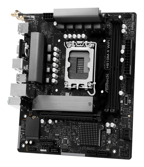 EAN 4711581490659 - Asrock H810M-X WiFi Intel H810 LGA 1851 (Socket V1) micro ATX imagen 3
