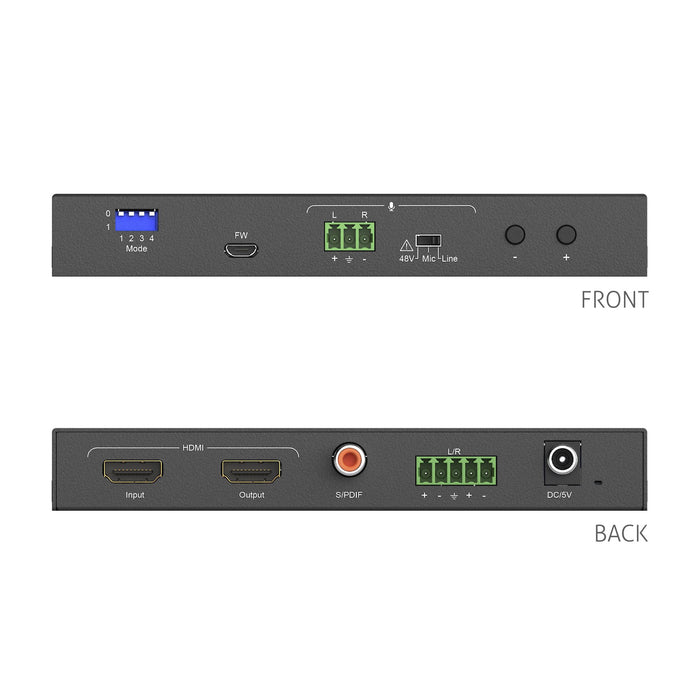 EAN 4251364727263 - PureTools PT-C-HDAEDE convertidor de audio Negro imagen 4