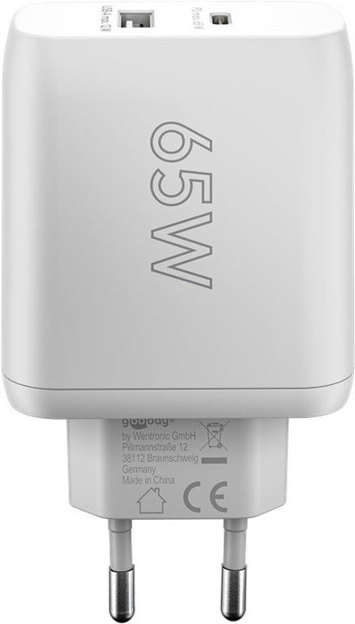 EAN 4040849654107 - Goobay 65410 cargador de dispositivo móvil Auriculares, Portátil, Reloj inteligente Blanco Corriente alte imagen 3