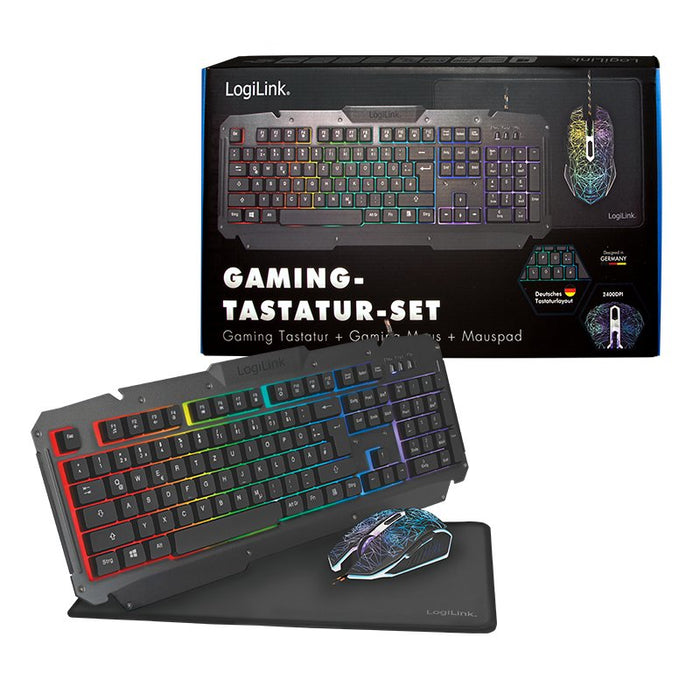 EAN 4052792053050 - LogiLink ID0185 teclado Ratón incluido Juego USB QWERTY Inglés Negro imagen 10