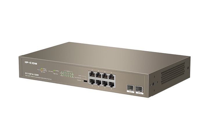 EAN 6932392835196 - IP-COM Networks G1110P-8-150W switch Gigabit Ethernet (10/100/1000) Energía sobre Ethernet (PoE) 1U Gris imagen 3