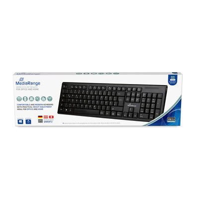 EAN 4260664870104 - MediaRange MROS111 teclado Universal RF inalámbrico QWERTZ Negro imagen 2