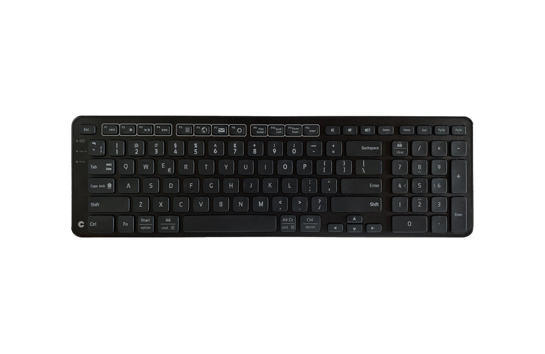 EAN 0743870051764 - Contour Design Balance teclado Oficina RF inalámbrica + USB QWERTY Inglés de EE. UU. Negro imagen 1