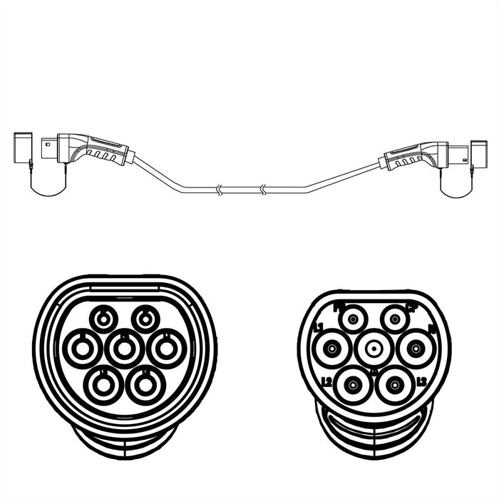 EAN 7630049628076 - ROLINE 19080005 cable de carga para vehículo eléctrico Negro Type 2 1 5 m imagen 2