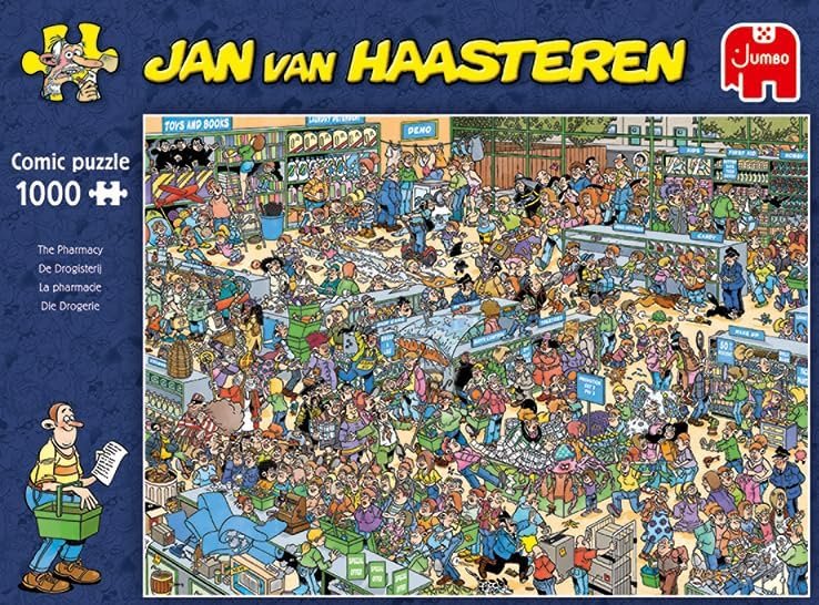 EAN 8710126191996 - Jan van Haasteren 19199 puzzle Puzzle rompecabezas 1000 pieza(s) Cómics imagen 3