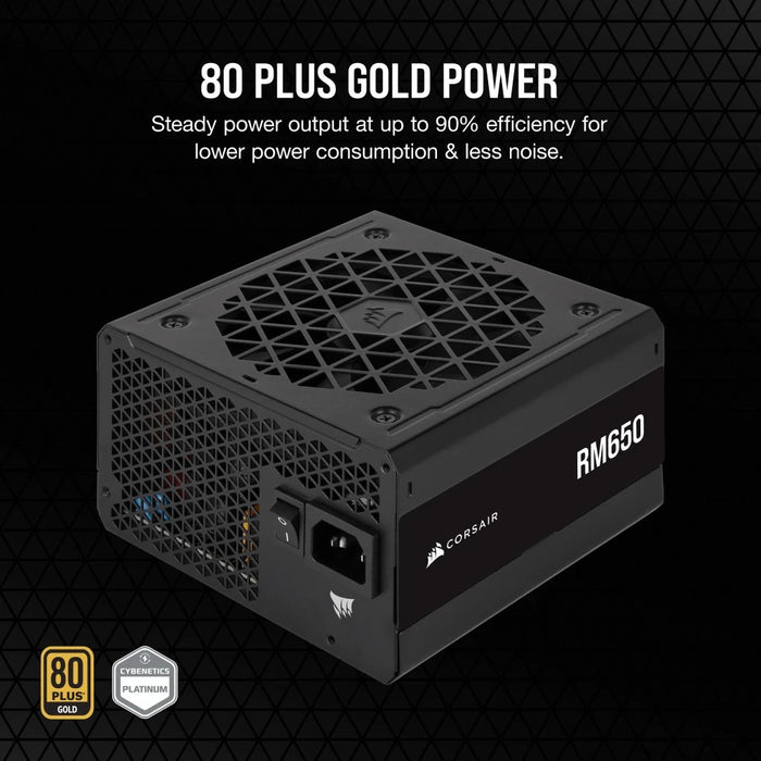 EAN 840006670650 - Corsair RM Series RM650 unidad de fuente de alimentación 650 W 24-pin ATX ATX Negro imagen 3