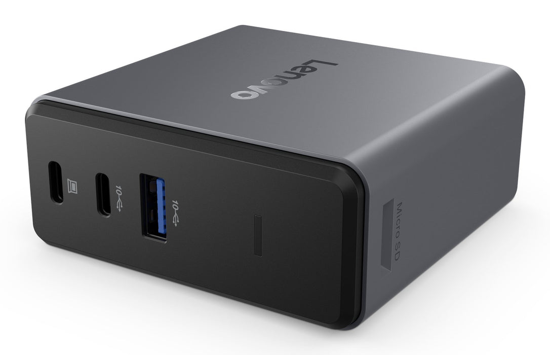 EAN 0195892119937 - Lenovo X9 Charging GaN Dock Alámbrico USB 3.2 Gen 2 (3.1 Gen 2) Type-C Gris imagen 5