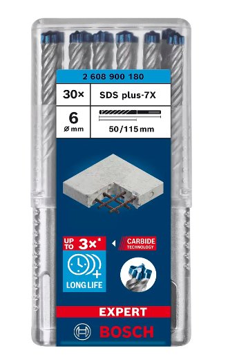 EAN 4059952532530 - Bosch Expert SDS plus-7X Hammer drill bit 30 pieza(s) imagen 2