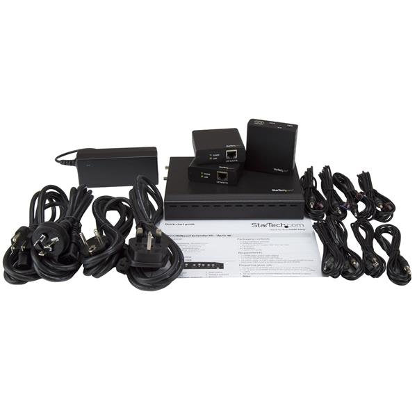 EAN 65030864558 - StarTech.com ST124HDBT extensor audio/video Transmisor y receptor de señales AV imagen 7