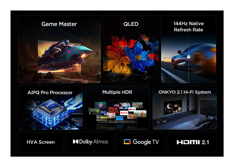 EAN 5901292525880 - TCL P8K 65P8K Televisor 165,1 cm (65") 4K Ultra HD Smart TV Wifi Metálico 350 cd / m² imagen 7