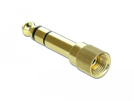 EAN 4043619663903 - DeLOCK 66390 cambiador de género para cable 3.5 mm 6.35 mm Oro imagen 1