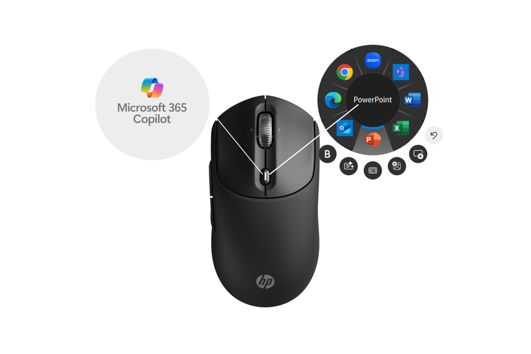 EAN 198701895107 - HP 700 Rechargeable Wireless Mouse ratón Hogar Ambidextro RF Wireless + Bluetooth 6000 DPI imagen 6