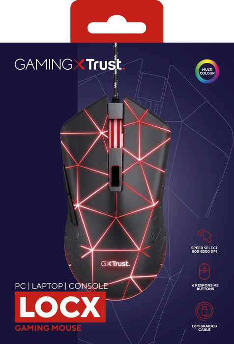EAN 8713439229882 - Trust GXT 133 Locx ratón Juego mano derecha USB tipo A Óptico 4000 DPI imagen 6