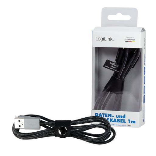 EAN 4052792050912 - LogiLink CU0132 cable USB USB 2.0 1 m USB A Micro-USB A Gris imagen 2