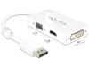 EAN 4043619626557 - DeLOCK 0.16m DisplayPort/VGA+HDMI+DVI-D 0,16 m VGA (D-Sub)+ HDMI + DVI Blanco imagen 1