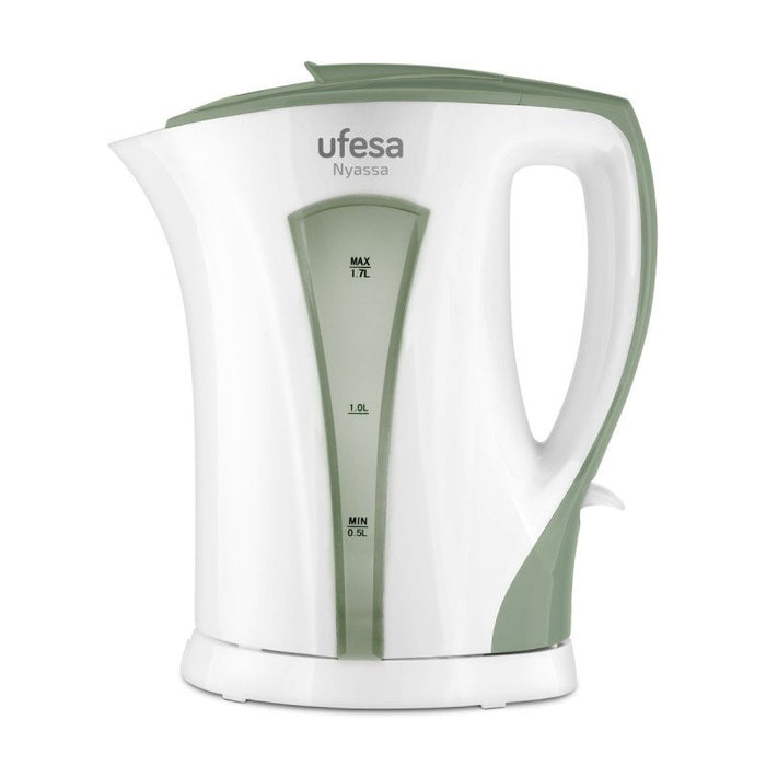 EAN 8422160054167 - Ufesa Nyassa 1.7L tetera eléctrica 1,7 L 2200 W Verde, Blanco imagen 1