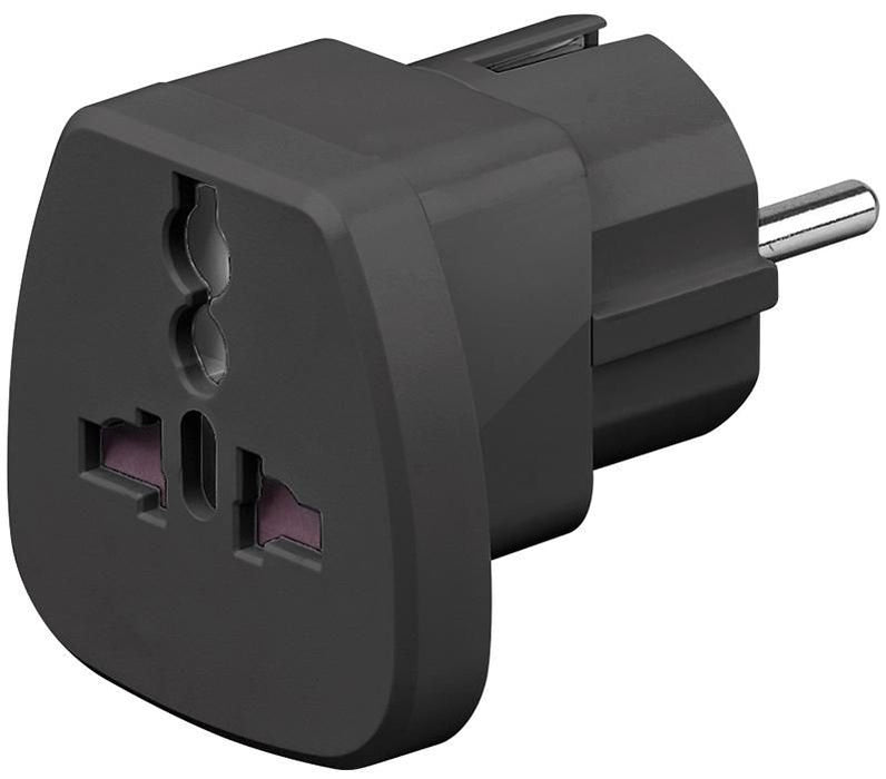 EAN 5712505056714 - Microconnect PETRAVEL-B adaptador e inversor de corriente Negro imagen 1