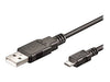 EAN 8032958186200 - Ewent EC1019 cable USB USB 2.0 1 m Micro-USB A USB A Negro imagen 1