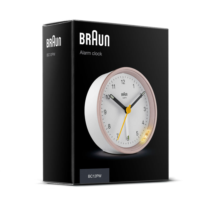 EAN 4007218671035 - Braun BC12 Reloj despertador analógico Rosa, Blanco imagen 5