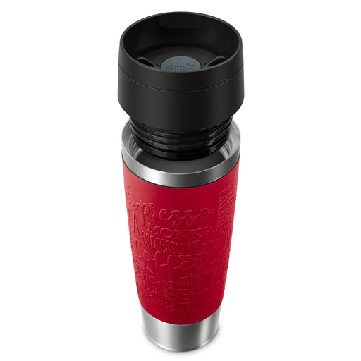 EAN 4009049545028 - EMSA Travel Mug Classic N2022200 taza de viaje 500 ml Negro, Rojo, Acero inoxidable Acero inoxidable imagen 2