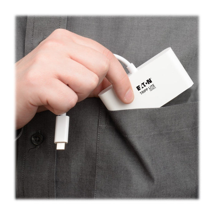 EAN 0037332193773 - Tripp Lite U460-004-4A-C hub de interfaz USB 3.2 Gen 1 (3.1 Gen 1) Type-C 5000 Mbit/s Blanco imagen 5