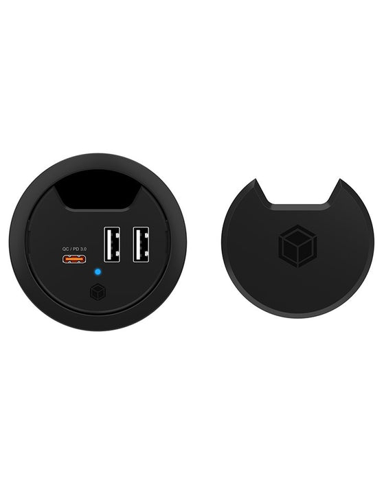 EAN 4250078173670 - ICY BOX IB-HUB1407 Universal Negro Corriente alterna Carga rápida Interior imagen 4