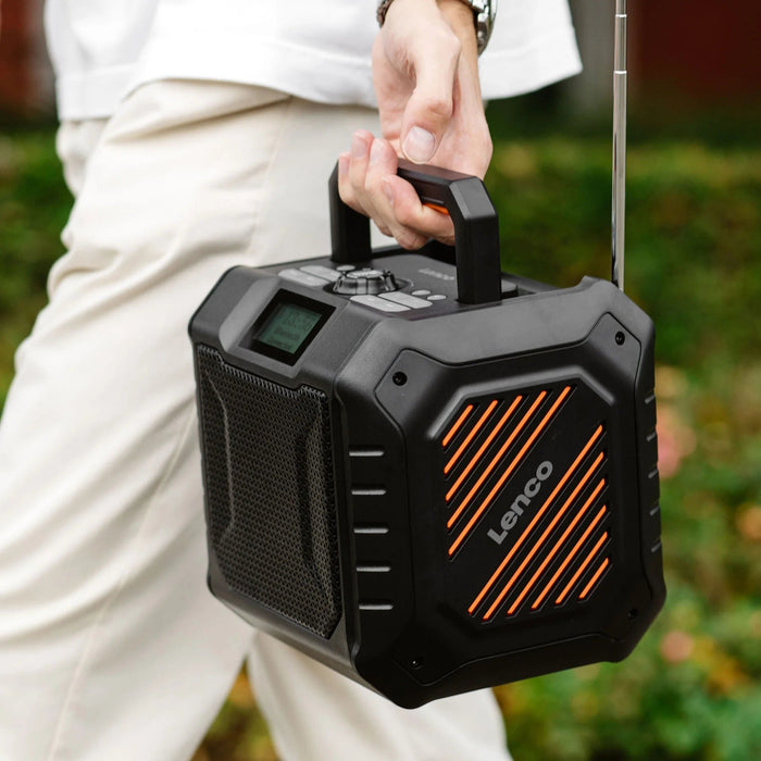 EAN 8711902086369 - Lenco ODR-160GY radio Portátil Analógico y digital Negro, Naranja imagen 6