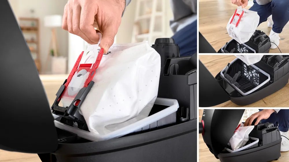 EAN 4242005483990 - Bosch Serie 4 BGB41POW1 aspiradora 4 L Aspiradora cilíndrica Secar 850 W Bolsa para el polvo imagen 5