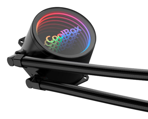 EAN 8436624420122 - CoolBox Infinite Liquid 120 ARGB Procesador Sistema de refrigeración líquida todo en uno 12 cm Negro 1 pi imagen 2
