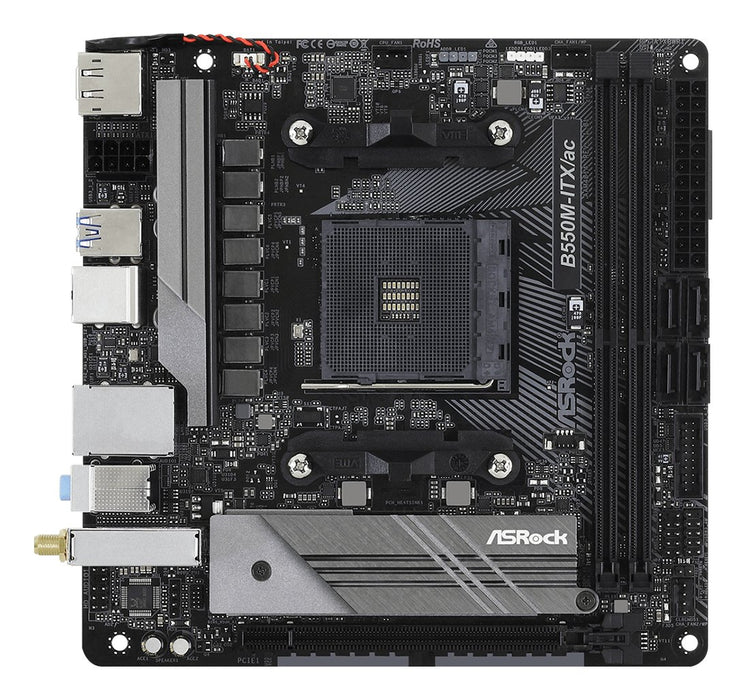 EAN 4710483931727 - Asrock B550M-ITX/ac AMD B550 Zócalo AM4 mini ITX imagen 2