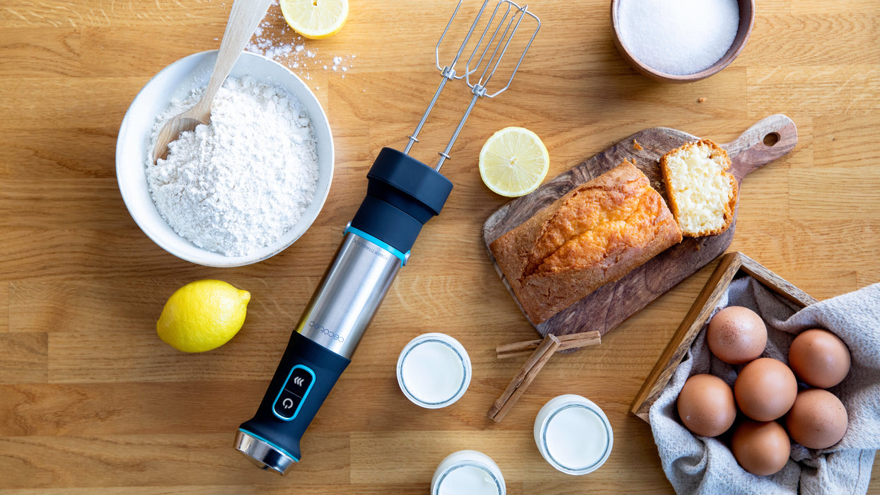 EAN 8435484042932 - Cecotec Power TitanBlack 1200 XL PerfectCream&Crush Batidora de inmersión 1200 W Negro, Verde, Acero inox imagen 11